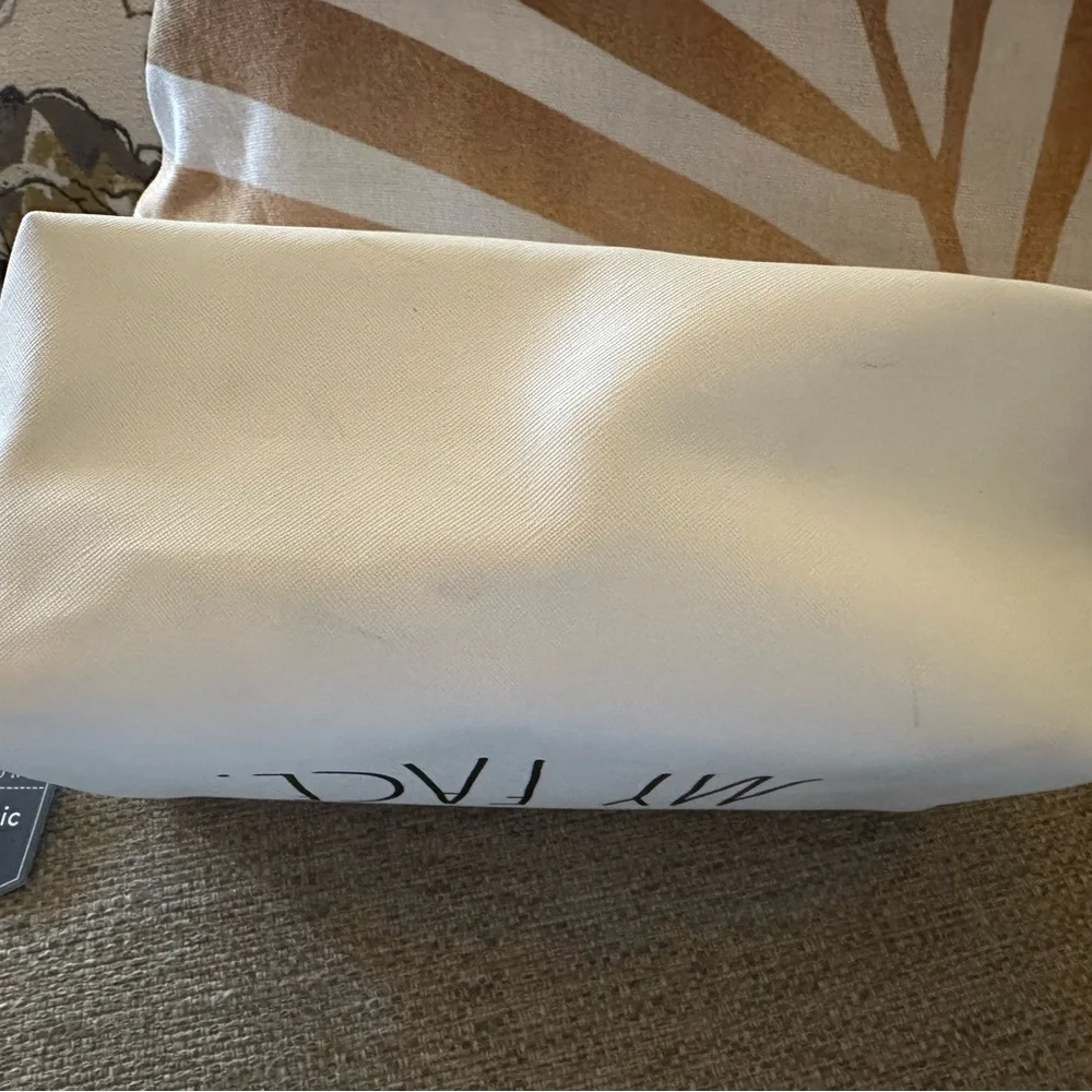 RAE DUNN MAKEUP Cosmetics Bag Full Size with Black Lining - NWT Travel Bag‎